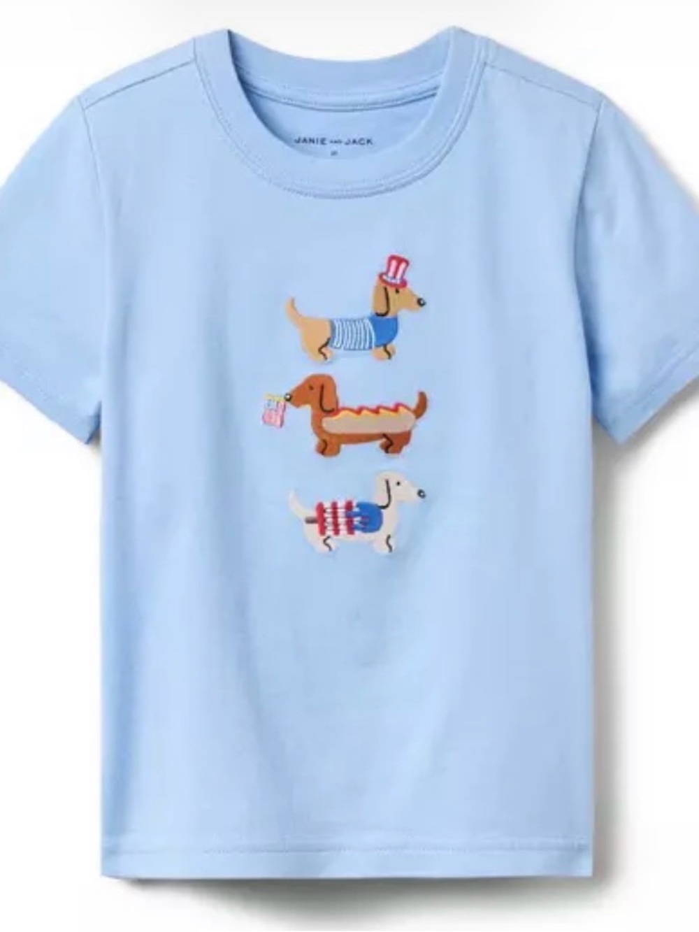 Janie & Jack American Dog Tee